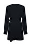 Tie Back Anvelope V-Neck Mini Dress - 6