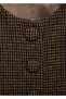 Micro Houndstooth Wool Vest - 5