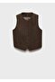 Micro Houndstooth Wool Vest - 3