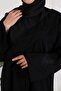 Stylish and High-Quality Dubai Silk Shawl Abaya Ferace with Butterfly Lace Detail - 3