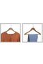 Walnut Wooden Hanger Clothes Dress Shirt and Trouser Hanger 50 Pieces Special Series - 3