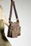 Klinkir Women's Messenger Bag Multi-Pocket 25*20 cm Water Repellent Fabric Cross Strap Shoulder Bag - 2
