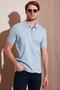 Cotton Regular Fit Half Zipper Polo Collar t Shirt Men's Polo Collar t Shirt 5901029 - 3