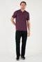 Cotton Regular Fit Half Zipper Polo Collar t Shirt Men's Polo Collar t Shirt 5901029 - 4