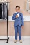 Boy's Suit Jacket Vest Pants Shirt Set - 3