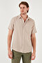Cotton Regular Fit Single Pocket Short Sleeve Shirt Men's Shirt Cf25S 128230 - 4