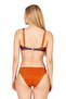 Women's Colorful Patterned Bikini Set with Accessories - 2