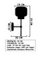 Kama Black Gold Honey Glass Sconce - 5