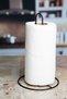 Black Metal Paper Towel Holder Vertical Towel Napkin Holder Compatible with Standard and Large Sizes - 3