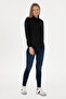 Women's Black Long Sleeve Basic Shirt 50288851 -Vr046 - 4
