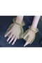 Deepika Sparkling Crystal Tulle Cuff Bracelet Gold - 4