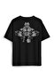 Gym Pitbull Body Bulding Train Hard Printed Oversize T-Shirt Black Unisex T-Shirt - 2