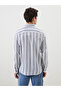 LCWAIKIKI Classic Regular Fit Long Sleeve Striped Men's Shirt - 4