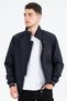 Navy Blue Lined Water and Windproof Seasonal Coat