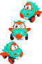 Frictional Cute Vehicles Moving Set of 4 Vehicles - Train, Plane, Taxi, Ambulance - 6