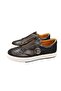 Brown Leather Sports Men's Shoes - 3