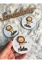 Wooden Baby Magnet with Lion Figure (10 Pieces) - 2