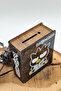 Badtz Maru Themed Wooden Decorative Piggy Bank Parabox - 2