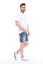 Slim Fit Jean Regular Waist Slim Fit Ripped Detailed Stretchy Men's Denim Shorts C342 - 5