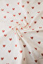 2 Layer Muslin Coverlet Red Heart Patterned 80X90 cm - 100% Cotton - Baby Muslin Coverlet - 2