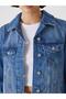 Lcw Vision Shirt Collar Women's Jean Jacket - 3