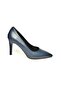 U 676082009   Navy Blue Thin Heeled Women's Stiletto Shoes - 5