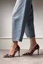 Vanessa Yellow Black Patent Leather Pointed Toe Women's Stiletto - 3