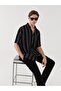 Lcw Vision Regular Fit Short Sleeve Striped Viscose Men's Shirt