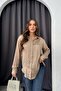 Beige satin fabric shirt - 2