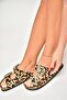 K 777604802   Leopard Suede Double Buckle Stone Women's Slippers - 4