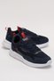 Men's Daily Comfortable Walking Sports Shoes Dark Blue - Red - 2