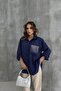 Women's Pocket Stonework Detail Shirt - 5