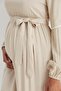 M049-su Stoned Maternity Viscose Maxi Dress - 7