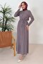 Esnel Belted Dress 1366 - Stone - 2