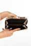 Women's Patterned Fabric Phone Compartment Wallet and Card Holder Monogram Chic Fashion - 4