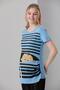 4505-Crafty Escape Viscose Maternity Short Sleeve T-shirt - 2