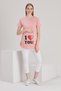 4490-Heart-Facing Baby Short Sleeve Viscose Maternity T-shirt