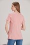 4473-Baby Viscose Maternity Short Sleeve T-shirt Facing from Zipper - 4