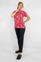Red Teddy Bear Themed Surgical Doctor Nurse Hospital Cook Lycra Jersey Bottom Top Suit - 3