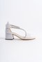 Owwox Kids; Girls, Mother-Of-Pearl, Anti-Tarnish Stone Shoes - 3