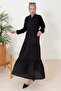 Selur V-Neck Dress 1360 - Black - 5