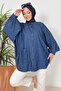 Azelya Pocket Denim Shirt 1386 - Dark Blue