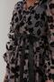 A024-Sharmaşık Pattern Organized Tulle Double Breasted Collar Maternity Dress - 7