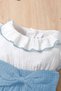 X Silk Atlas Baby Girl and Child Muslin Frilly Gift Bodysuit - 3