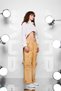 Women's Beige Trousers 15464 - 3