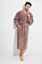 Triga Bamboo Cotton Men's Bathrobe with Shalyaka Piping - 2