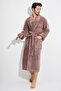 Triga Bamboo Cotton Men's Bathrobe with Shalyaka Piping - 3