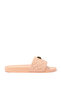 Luxury Orange Stitched Slippers for Hot Days