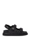 Stitched Leather Non-Slip Sole Slippers