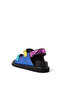 Glamorous Metallic Color Filled Sandals - 2